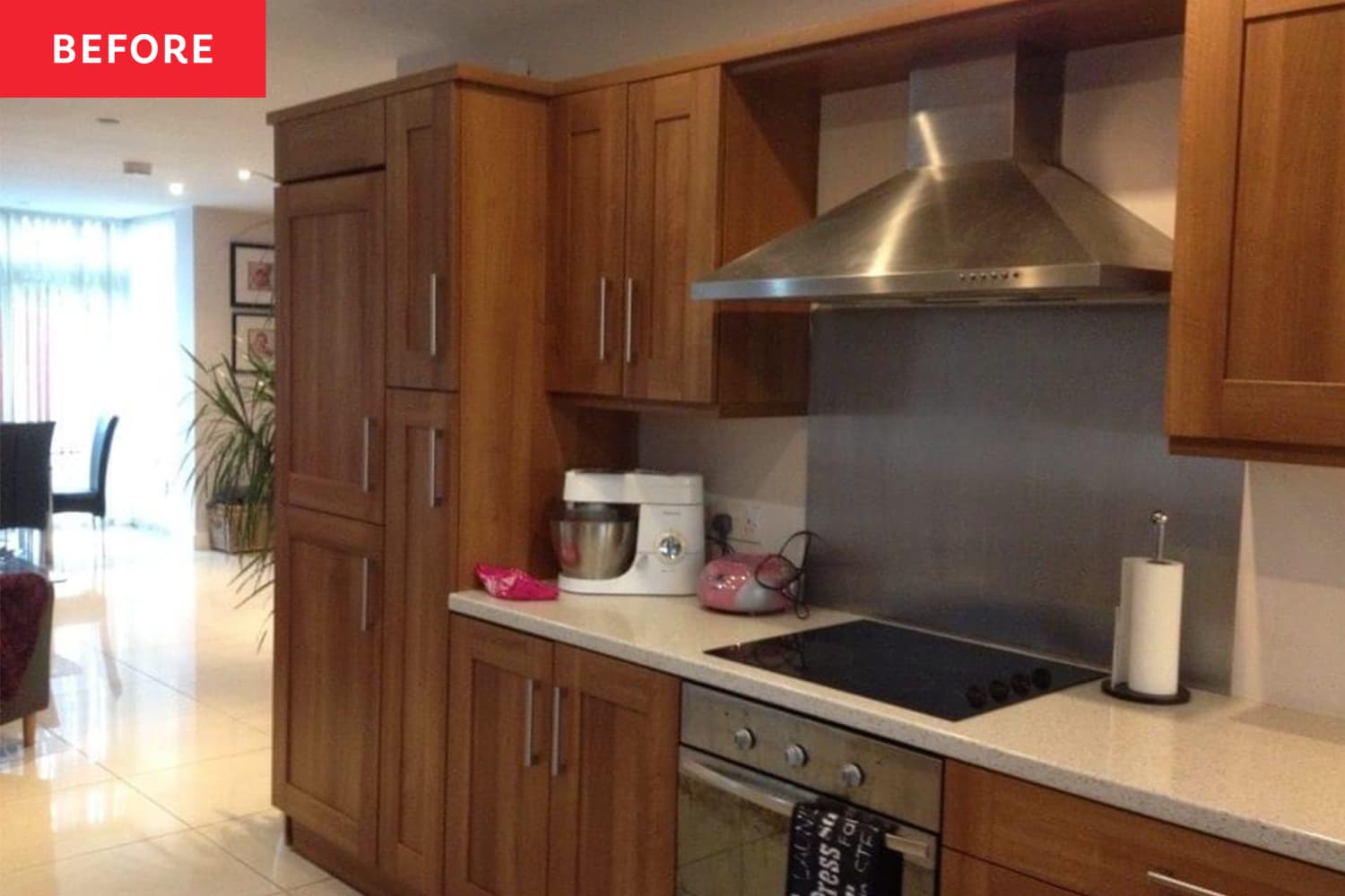View of Before & After: A Budget-Friendly Colorful Kitchen Update | The Kitchn